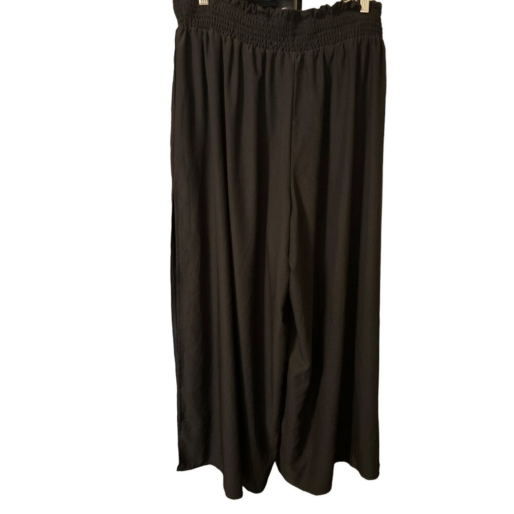 Classic Black Wide-Leg Women's Pants